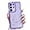 Purple, variant on Glitter Curly Wavy Clear TPU Case Compatible with Samsung Galaxy Case (Galaxy S21 FE,Blue)