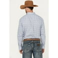 thumbnail image 4 of Wrangler Men's George Strait By Paisley Print Long Sleeve Button-Down Western Blue Large, 4 of 4