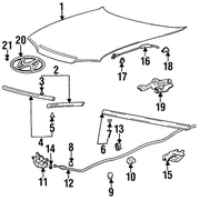Genuine OE Hyundai Lock - 81130-22501