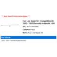 thumbnail image 2 of Fuel Line Repair Kit - Compatible with 2002 - 2003 Chevy Avalanche 1500, 2 of 2
