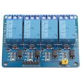 thumbnail image 1 of Módulo De Relé De 4 Canales, Componentes Electrónicos Módulo De Relé Proceso De Precisión Gran Capacidad De Accionamiento Para La Industria Para La Reparación Del Hogar ANGGREK Low Level Trigger, 1 of 8