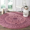 thumbnail image 2 of SAFAVIEH Glamour Gaia Floral Bordered Wool Runner Rug, Pink, 2'3" x 8', 2 of 10