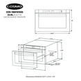 thumbnail image 5 of 24 in. Built-in Microwave Drawer 1.2 cu. ft. Capacity in Stainless Steel, 5 of 12