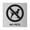 Brushed Stainless Steel & Black, variant on No Pets Signs