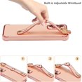 thumbnail image 2 of for Samsung Galaxy A23 4G/5G Case with Wristband Kickstand Plating Case Cover Slim Glossy Bling Phone Case Soft TPU Shockproof Bumper Case Luxury Electroplated Case,Pink, 2 of 12