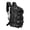 Black, variant on Heavy-Duty 20-25L Outdoor Hiking Backpack with Python Pattern Oxford Fabric for Camping Travel and Adventures, Brown, 1 Pack