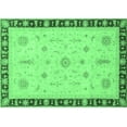 thumbnail image 1 of Ahgly Company Indoor Rectangle Oriental Emerald Green Traditional Area Rugs, 7' x 10', 1 of 4