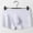 White, variant on YWDJ Underwear for Men Pack Men Solid Color Ice Silk Seamless One Piece Boxer Briefs Beige M