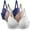 White, variant on CFLVAEK 3 Pack Lace Bras for Women Plus Size Wireless Push Up Everyday Bra for Big Breasts Full Coverage Seamless Bralettes Breathable Brassiere for Large Breast Beige M