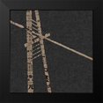 thumbnail image 2 of Perkins, Greg 12x12 Black Modern Framed Museum Art Print Titled - Kozo I, 2 of 5