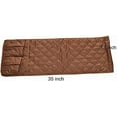 thumbnail image 6 of Sofa Couch Chair Armrest Storage Organizer, Tools Holder Organizer with 5 Pockets, Fits for Phone, iPad, Book, Magazines, TV Remote Control, 6 of 9