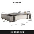 thumbnail image 1 of Corner Organizer Office Desk Computer Study Luxury Conference Reception Desk Executive Modern Mesa Escritorio Desk Furniture My Lux Decor Round, 1 of 12