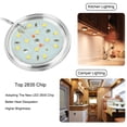thumbnail image 5 of DC12V 12 LED RV Interior LED Spot Light for Cabinet Camper Van Caravan Motorhome VW T4 T5 RV, 4 Pack, Warm White, 5 of 10