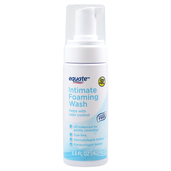 Equate Sensitive Skin Foaming Wash 5.5 fl oz, pH-Balanced, Dermatologist-Tested