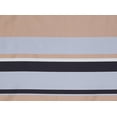 thumbnail image 2 of Zelouf Maxy Stripe Jacquard  , Sewing, DIY, Crafts Fabric by the Yard, Black/grey Combo, 1 Yard, 2 of 2