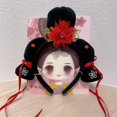 thumbnail image 1 of Diadema de rejilla de estilo chino para Año Nuevo, tocado de princesa de estilo palaciego, borla de flor de mariposa antigua, bandera para la cabeza, 1 of 6