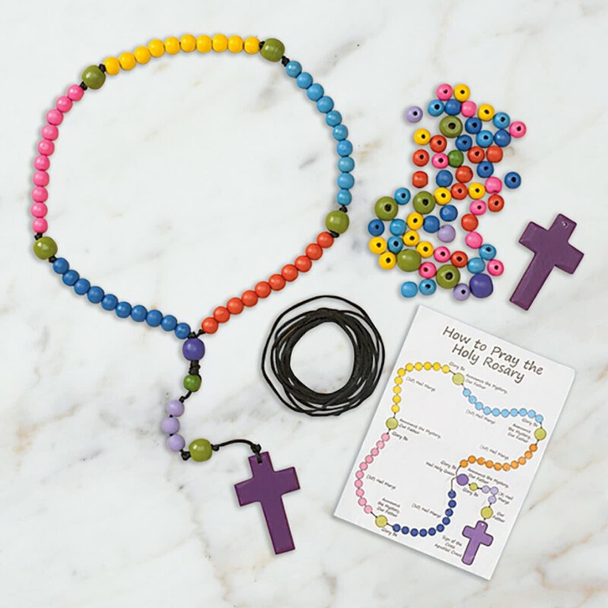 Ddi Make-Your-Own Beaded Rosary Craft Kit - image 2 of 4