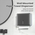 thumbnail image 2 of 2X Dispensador de Toallas de Mano para Montaje en Pared BañO Comercial Soporte para Toallas de Mano de Papel Plegable MúLtiple, 2 of 5