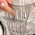 thumbnail image 3 of Youkk Wide Application Drainage Basket Funnel For Various Foods And Utensils clear white（pet） 1Set, 3 of 6