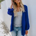 thumbnail image 2 of de Mujer Casual Open Front Manga Larga Suéteres de Punto Sueltos Outwear , , SG, 2 of 9