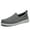 Grey, variant on Big Size Men's Casual Low Top Canvas Shoes Male Loafers Sneakers Slip On Breathable Flats Boat Shoes Driving Shoes Moccasins Casual Walking Shoes