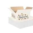 thumbnail image 6 of Ucanpack Thanksgiving Packing Boxes 9x9x9 inch - 75 Pack Maple & Oak Printed Square Thanksgiving Boxes - Holiday Shipping Box Made in USA Thanksgiving Shipping Boxes Large, 6 of 7