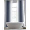 thumbnail image 6 of Navy Blue Ombre Semi Sheer Curtains 96 Inch Length 2 Panels Set, Farmhouse Modern Art Sheer Kitchen Curtain Privacy Voile Window Curtain for Living Room Bedroom Rod Pocket Drapes, 6 of 7