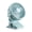 Blue, variant on Portable Mini Clip On Fan 4-in-1 USB Desk Fan with Night Light, Wall-Mounted & Portable, Quiet Circulating for Dormitory Bedroom Office