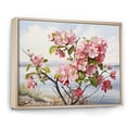 thumbnail image 2 of Designart "Beachside Apple Blossom I" Apple Blossom Floater Framed Wall Art Prints, 2 of 5