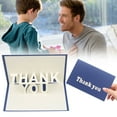 thumbnail image 5 of Meiiso 3D Creative Greeting Card Party Greeting Card, Three Greeting Card Handmade Thank You Card for Day Blue Creative Papercraft, 5 of 9