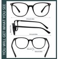 thumbnail image 5 of Gafas de Sol WOWSUN Retro Polarizadas Geométricas para Mujeres y Hombres, 5 of 5