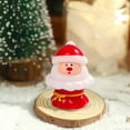 thumbnail image 5 of Christmas Decoration Mini Resin Santa Claus Miniatures Figures Tiny Decor Gifts for Snow Globe Xmas Home Party Cake Toppers Decor (B), 5 of 6