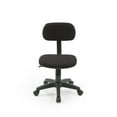 thumbnail image 4 of Hodedah Armless Adjustable Swivel Task Chair with Casters, Black, 4 of 5
