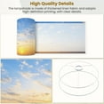 thumbnail image 4 of Linen Drum Lampshades sun shining low cloud 13"x13"x10" Light Shade for Table Lamps Floor Lamps Drum Lamp Shades Chandelier Lamp Shades Lampshade Replacement Assembly Required, 4 of 8