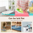 thumbnail image 6 of Garment Steamer Hanging Ironing Board,Ironing Board Pad with 360° Rotating Hook, Ironing Heat Resistant Mat, Portable Folding Ironing Board for Sewing Room/Traveling/Home, Gray White, 6 of 8