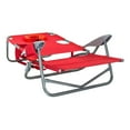 thumbnail image 4 of Ostrich Chaise de Pelouse d'Extérieur Pliable et Inclinable sur le Dos, Rouge (Lot de 2), 4 of 10