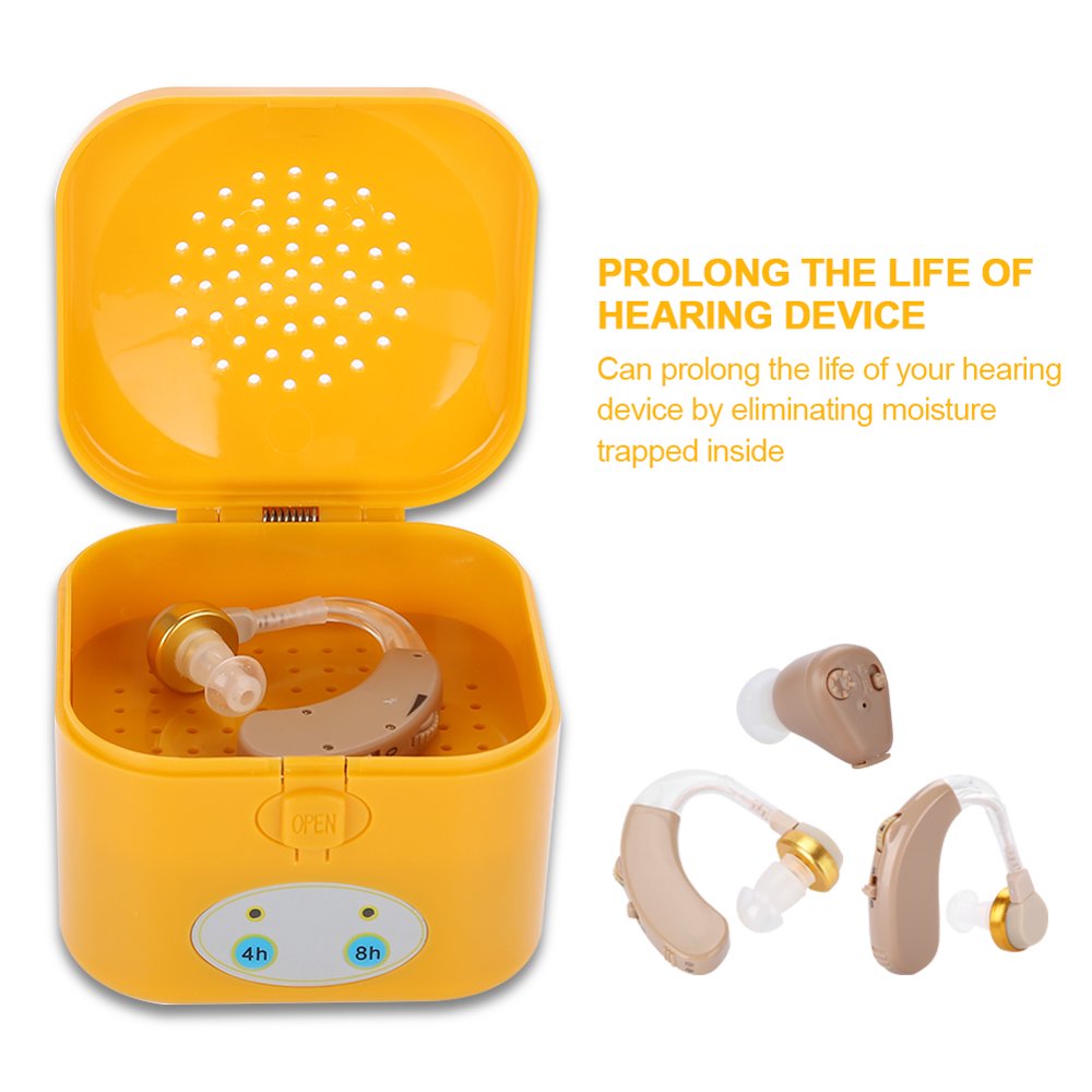 OTVIAP 4 / 8 Hours Timer Hearing Aid Dryer Electrical Drying Case