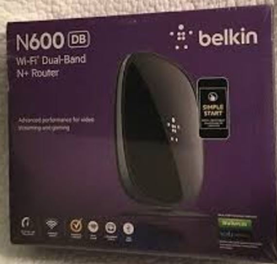 Refurbished Belkin F9k1102 N600 Db 300 Mbps 4 Port 10 100 Wireless Dual Band N Router Walmart Com