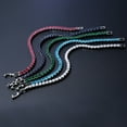 thumbnail image 3 of Hevirgo Multicolor Rhinestone Tennis Bracelet - Exquisitely Chic Wrist Jewelry for Women, 3 of 8