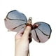 thumbnail image 2 of Gafas de sol de mujer de alta gama, de moda, de media montura, lisas, protección solar para exteriores, protección UV, gafas de sol de montura grande color ruborizadas, 2 of 6