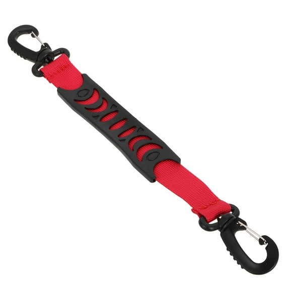 Roller Skate Leash Carrier Strap Wheel Locks Red Skateboard