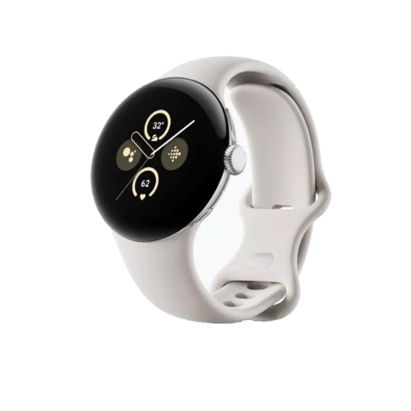 Restored Google Pixel Watch 2 (41mm) Wear OS Smartwatch (WIFI) Silver with Porcelain Active Band (Refurbished)