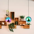 thumbnail image 4 of LOLIPPYY 2 Pcs Globe de Jardin Décoration en Acier Inoxydable Style Rond Coloré, 4 of 8