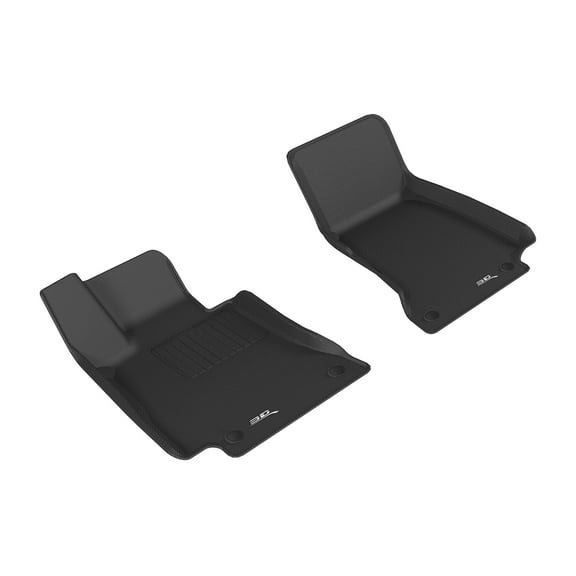 3D MAXpider KAGU Floor Mat (BLACK) compatible with MERCEDES-BENZ E-CLASS SEDAN/E43 AMG SEDAN 2019-2023 - Front Row