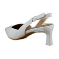 thumbnail image 3 of Naturalizer Dalary Women's Heels Warm White Croco Size 7.5 M, 3 of 8