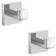 thumbnail image 1 of Nolimas Gancho para toallas de baño Sus 304 de acero inoxidable cuadrado para ropa, toalla, bata, armario, puerta, esponjas, colgador para baño, cocina, garaje, resistente, montado en la pared, acabad, 1 of 5