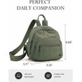 thumbnail image 5 of SPEKSEE Women Mini Lightweight Nylon Backpack, Water Resistant Casual Small Daypack Purse, Multi-Pocket Travel Backpack for Daily Commute, Shopping & Short Trip, 5 of 10