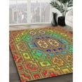 thumbnail image 3 of Ahgly Company Machine Washable Indoor Rectangle Transitional Avocado Green Area Rugs, 5' x 7', 3 of 7