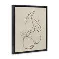 thumbnail image 3 of Stupell Industries Mid-Century Earthtone Rabbit Sketch Black Floating Frame Canvas Art, 17 x 21, by June Erica Vess, 3 of 8