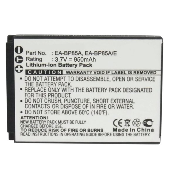 Batteries N Accessories BNA-WB-BP85A Digital Camera Battery - li-ion, 3.7V, 950 mAh, Ultra High Capacity Battery - Replacement for Samsung BP-85A Battery
